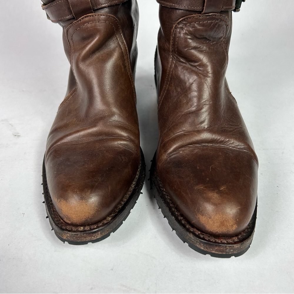 Frye Dorado Rabbit Fur Lug Riding Boost 7 - Picture 11 of 12